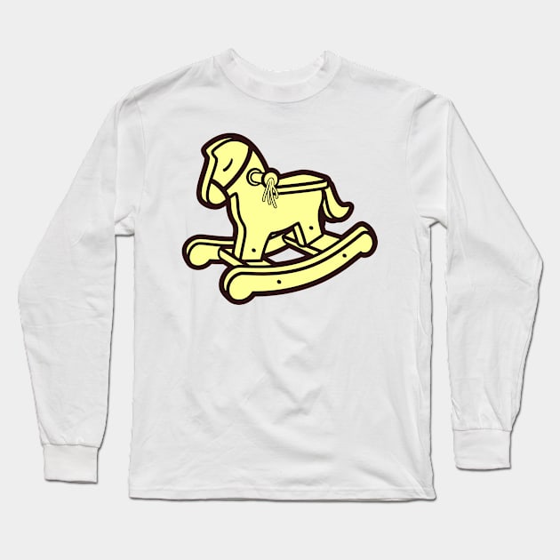 Rocking horse Long Sleeve T-Shirt by ShirtyLife